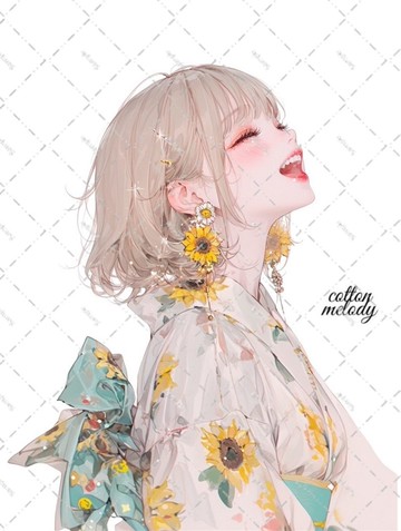 原創貼紙 no.6156 人物貼紙 原創貼紙 女孩貼紙 原創人物貼紙