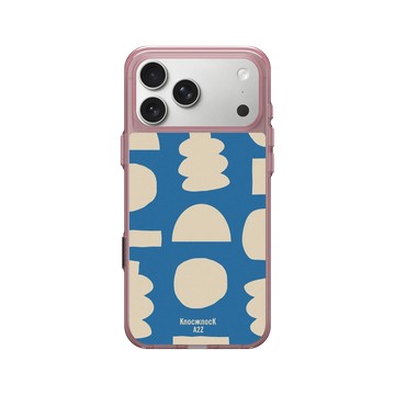 iPhone 17 Pro Max Clear (相機按鈕) 晶醺玫 - Knock Knock A2Z - 藍調幾何