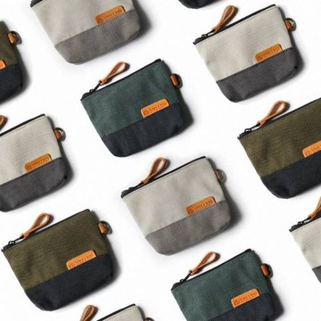 icleaXbag｜拚色零錢鑰匙包