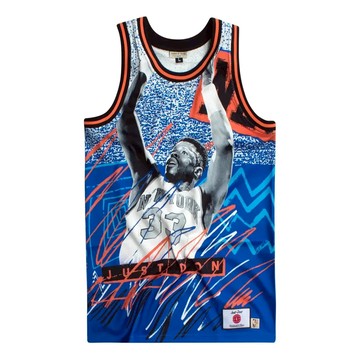 Mitchell & Ness x JUST DONNY New York Knicks Sublimated Jersey 'Blue'