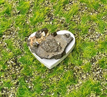 天然原礦可愛金礦區黃銅礦 招財聚財//增運勢 辦公室 風水擺件