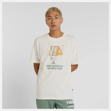 【NEW BALANCE】NB 圖案 短袖 上衣 T恤 三明治 男 MT51911SST