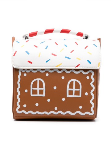 Stella McCartney Kids - Gingerbread House tote bag - kids - Polyester/Polyurethane - One Size - White