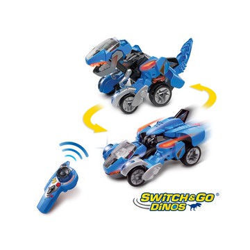 Vtech　遙控聲光變形恐龍車-霸王龍-達西