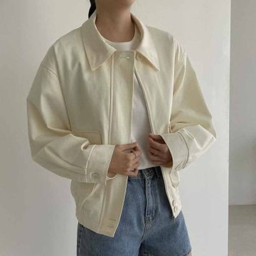 正韓外套 魯埃爾飛行夾克外套STP1098-創翊韓都