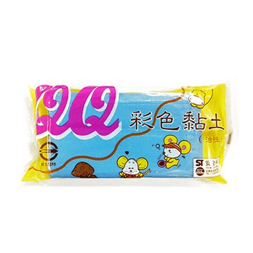 QQ彩色油黏土/油粘土 淺藍色 約400g