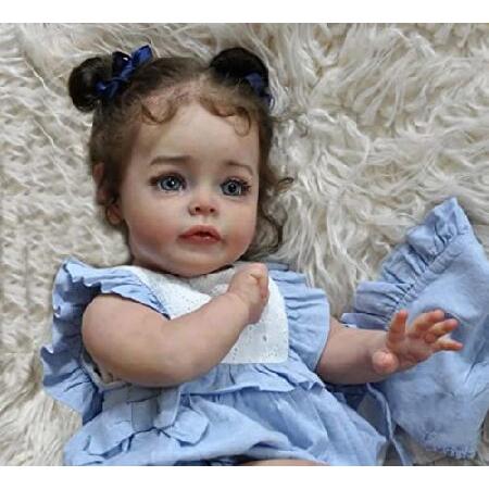 24 inch Real Life Reborn Toddler Dolls Girl Lifelike Newborn Vinyl