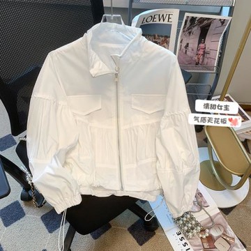 秋季薄款長袖冰絲防曬衣女士秋裝2025新款小個子短外套寬松上衣服