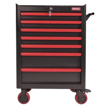 樹德SHUTER七抽工具車/TC5-25/紅黑/DIY