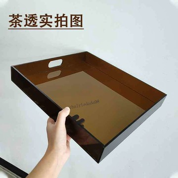 臺彎發貨 高效工具 純黑透亮亞克力抽屜自製櫥櫃收納diy材料 洗衣機茶色抽屜拉籃定製