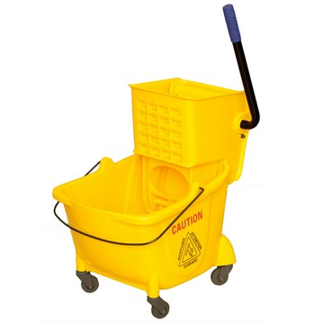 榨水車商用加厚榨水車拖把車擠水桶家用水桶墩布桶洗拖把桶[DD150210]