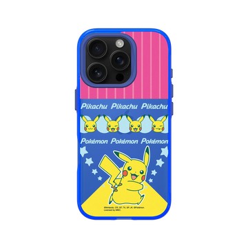 iPhone 16 Pro Clear 激光藍 - 寶可夢 Pokemon - 多彩系列-皮卡丘