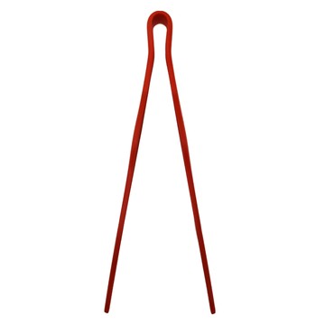 SiliPot 頂級白金矽膠大鑷子夾 外層矽膠內層不鏽鋼  紅色  1支