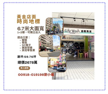 【黎明生活圈｜6.7米尊榮門面】南屯精華雙層店面｜台中市南屯區向上路三段