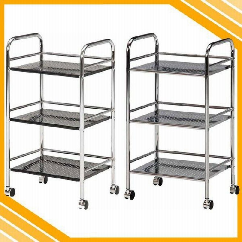 キッチンワゴン キャスター付き ワゴンテーブル 配膳台 キッチンラック キッチン収納 キャスター キッチン スリム ワゴン スチール ダイニング リビング 通販 Lineポイント最大get Lineショッピング