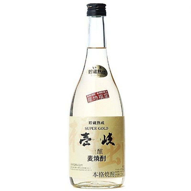 壱岐 麦焼酎 スーパーゴールド 箱入 22度 720ml 通販 LINEポイント最大0.5%GET | LINEショッピング