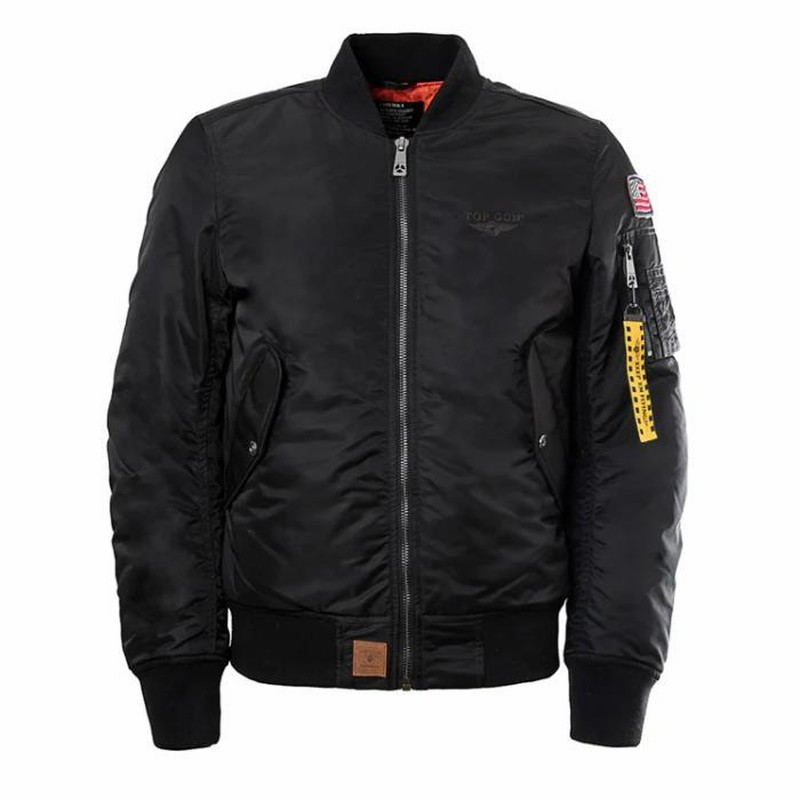 Houston G-1 ブラック フライトジャケット TOPGUN トップガン ☆【10%OFF 正規品/輸入品】Top Gun Fashion New York MA-1