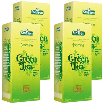 Stassen 司迪生 茉莉綠茶 錫蘭綠茶  1.5g  25包  4盒