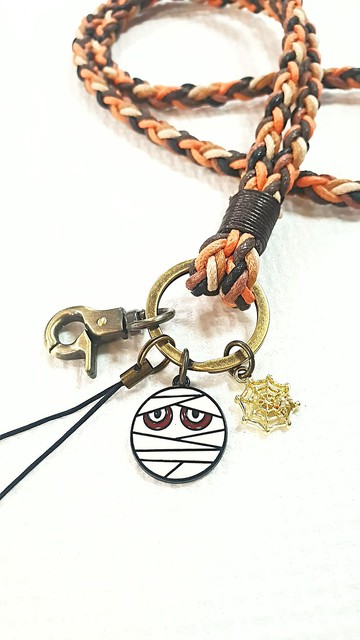 Paris*Le Bonheun。萬聖節系列。木乃伊編織鑰匙圈