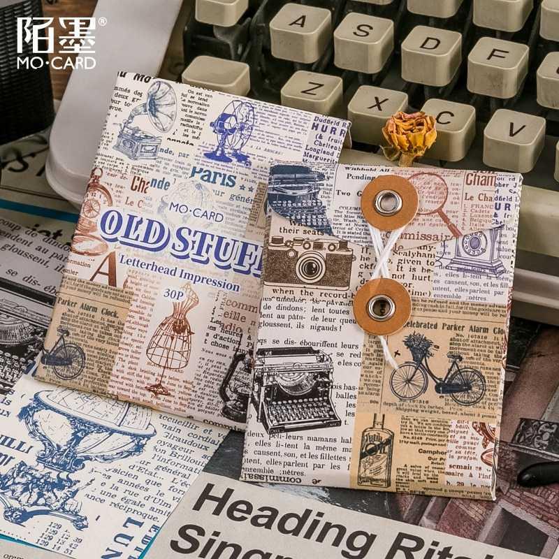 30 Pcs Vintage Scrapbooking Stickers And Paper Sets Decorative Retro Manuscript Sheets Decals Junk Journal Label For Journaling