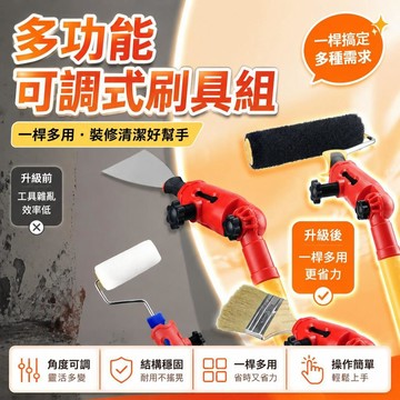 滾筒刷子 萬向夾持器 伸縮桿轉接頭 油漆桿連接器 刷漆工具 延長桿夾具 萬向夾子 油漆滾筒配件 裝修工具