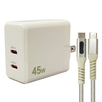 SAMSUNG ITFIT 45W雙孔LED快充旅充組(ITPW37BE)