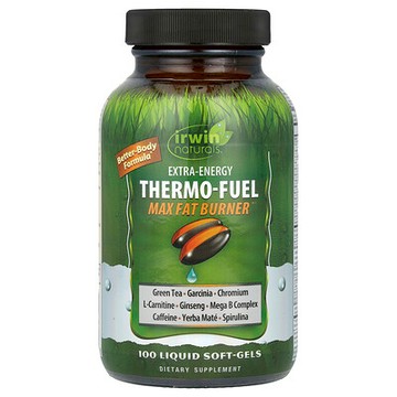 Irwin Naturals, Extra-Energy Thermo-Fuel Max 燃脂劑™，100 粒液體軟膠囊