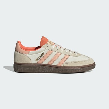 【ADIDAS】HANDBALL SPEZIAL W 休閒鞋 女鞋 米白 粉橘-JI2649