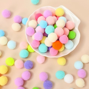 🌟現貨24H出🌟彩色裝飾毛球 毛球 彩色毛球 手工材料 DIY材料 絨球 毛絨球 裝飾材料 美勞材料 手作配件 幼兒美勞