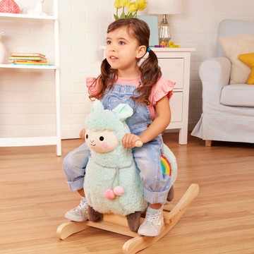 美國 B.Toys 搖搖羊駝 露比_battat系列