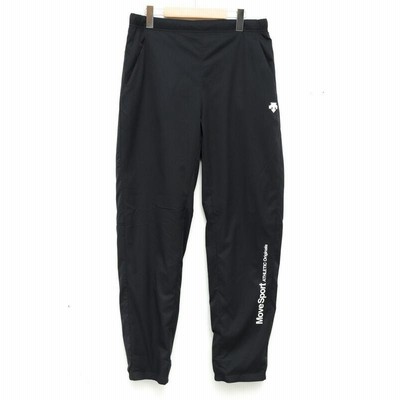 (デサント)ＨＥＡＴ　ＮＡＶＩ　ＳＯＬＯＴ　ＥＸ　ロングパンツ トレーニングウエア ブレーカーパンツ DMMSJG33-BK