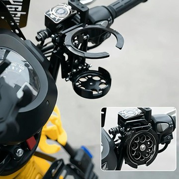 😍新款💫台灣出貨💫新品摺疊水杯支架摩托車自行車電動車可收縮摺疊架外賣騎行配件