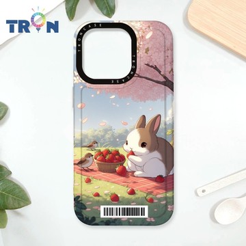 TRON iPhone 16 Pro 可愛小動物樹下乘涼 防摔太空載具殼 透白 軟硬 手機殼