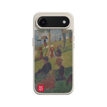 iPhone Air SolidX 貝殼灰 - The MET - 秀拉《大碗島的星期天下午》