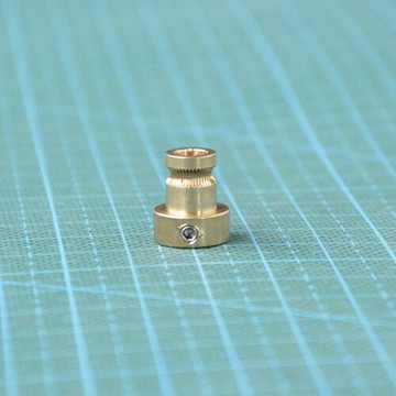 3D打印機DIY配件 銅質送絲輪 1.75MM打印絲適用直 內徑5MM