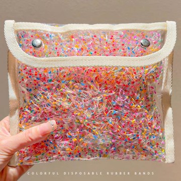 一次性橡皮筋女扎頭小號發圈頭繩頭飾兒童寶寶皮套不傷發女孩發繩