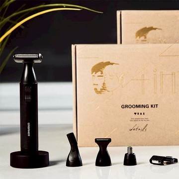 防水充電式四合一修容禮盒 MB-990（刮鬍/鼻毛/修鬍/修容刀/聖誕節/交換禮物/聖誕禮物）