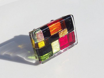 日式玻璃飾品 (はいから【紅】) 髮簪/和服飾品 【預約製作】