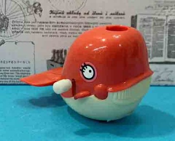 【震撼精品百貨】發條玩具-鯨魚-紅色#15454 震撼日式精品百貨