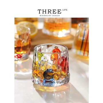 (免運)Tlife·Liquor·杯具威士忌酒杯旋轉解壓杯不倒翁水晶玻璃 | 對酒