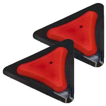 多用途矽膠刮板 容易清洗 除毛除霧器 輕便小巧 隨身攜帶  黑色 + 紅色  2個