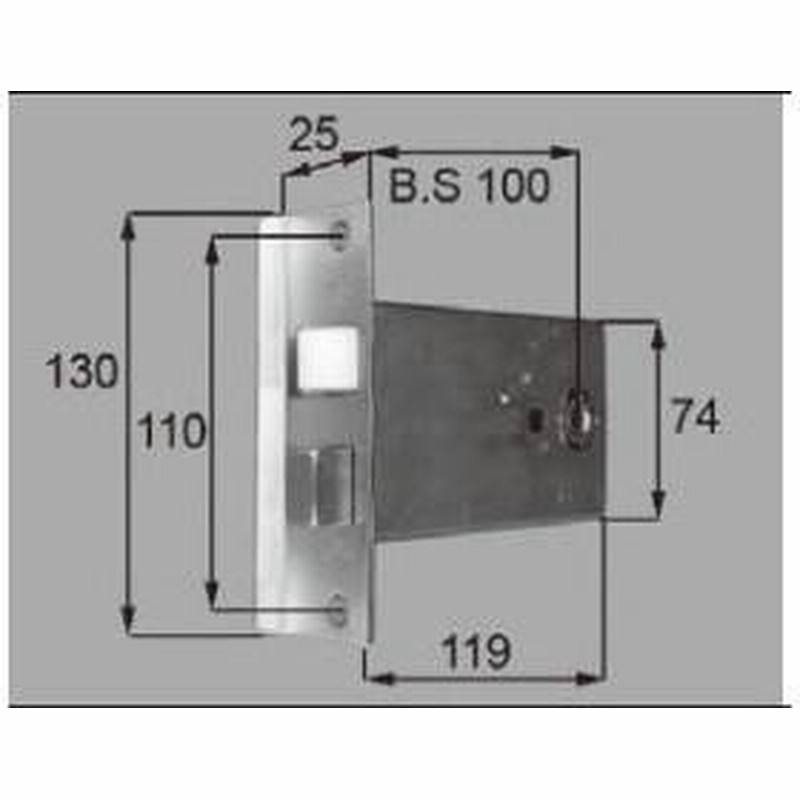 リクシル ドア 引戸用部品 錠 玄関 店舗 勝手口 テラスドア 箱錠 箱錠 Azwb575 Lixil トステム メンテナンス 通販 Lineポイント最大get Lineショッピング