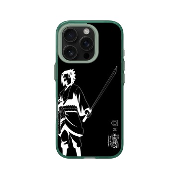 iPhone 16 Pro Clear 憂墨綠 - 火影忍者 Naruto - 黑白線稿-宇智波佐助