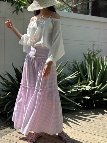 Celia Summer Skirt [Pink]