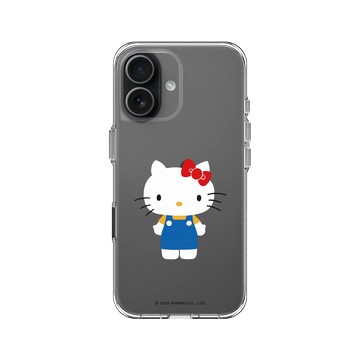 iPhone 17 Clear Case（相機按鈕） 透明 - 三麗鷗-Hello Kitty - 稍息立正老師好