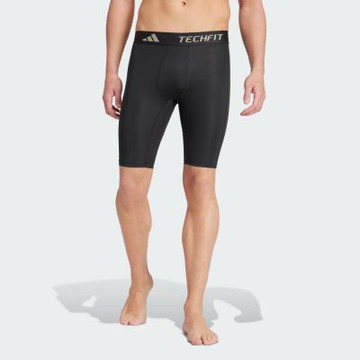 adidas 愛迪達 短褲 男款 運動褲 緊身褲 TF BASE SHORT T 黑 IN5591 (L5098)