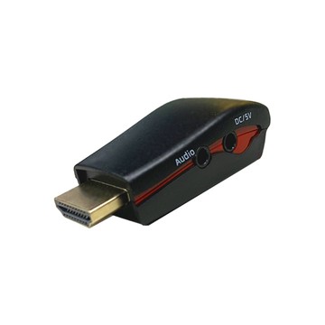 Bravo-u FHD to VGA+Audio影音轉換器(黑/附電源孔)