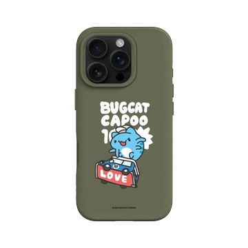 iPhone 16 Pro SolidSuit 海藻綠 - 貓貓蟲咖波 Bugcat Capoo - 10th 滑板咖波