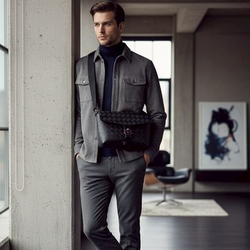 MONTBLANC 萬寶龍 Extreme 3.0風尚信封包/斜背包 - 黑 (M Lock 4810鎖扣)