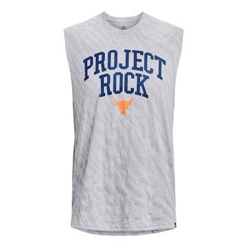 Under Armour Project Rock Sleeveless Tank 'Grey'
